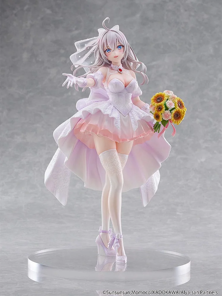 Alya Sometimes Hides Her Feelings in Russian Statue 1/7 Alisa Mikhailovna Kujou Wedding Dress Ver. 24 cm
